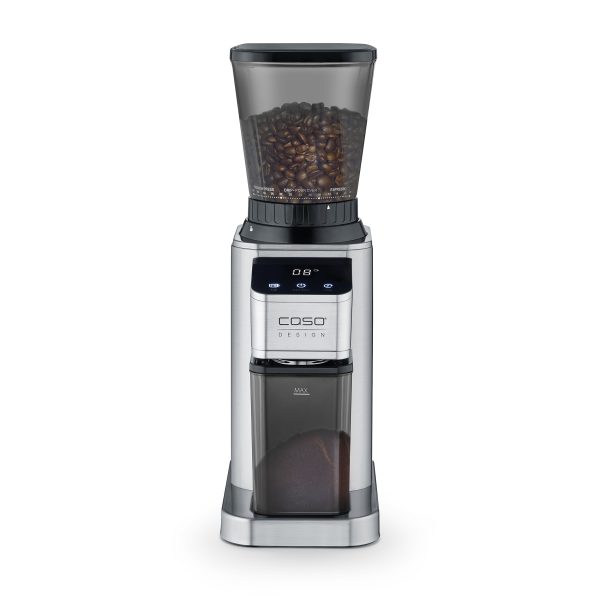 CASO Design BaristaChef Inox - Conical Burr Coffee Grinder